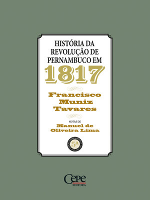 cover image of História da revolução de Pernambuco em 1817
